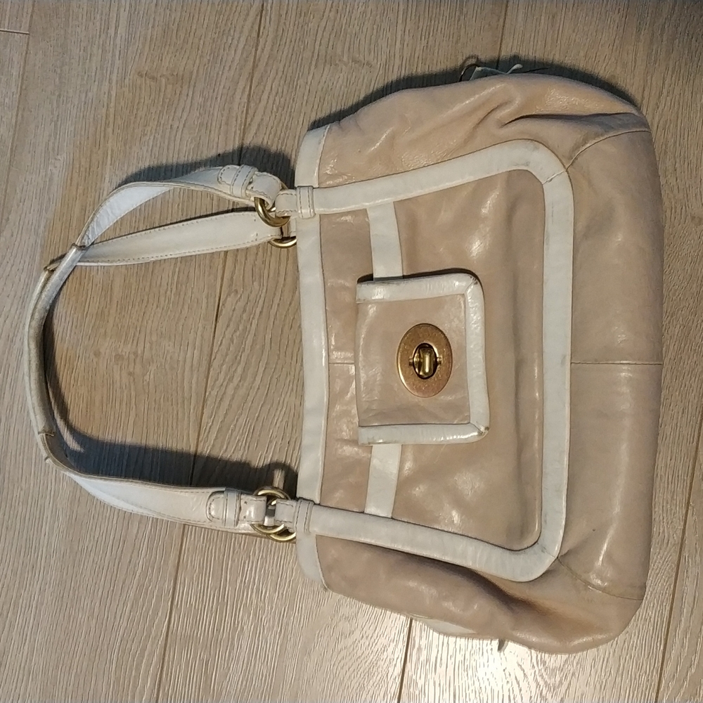 coach Cream beige satchel satchel
